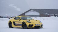 ¡Presentación europea del Porsche GT4 RS en la GP Ice Race!