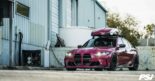 Schicke Farbe PSI BMW M3 Vorsteiner Kit Ruby Star Folierung Akrapovic 3 155x81