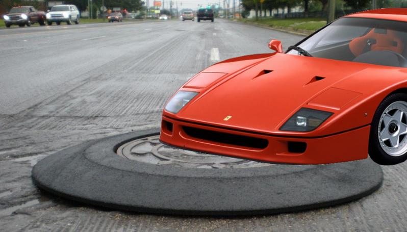 Damage to the Ferrari caused by a manhole cover: Does the municipality have to take over?