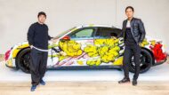 Porsche Taycan Art Car 2022 par l'artiste Shun Sudo!