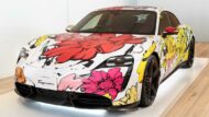 ¡2022 Porsche Taycan Art Car del artista Shun Sudo!