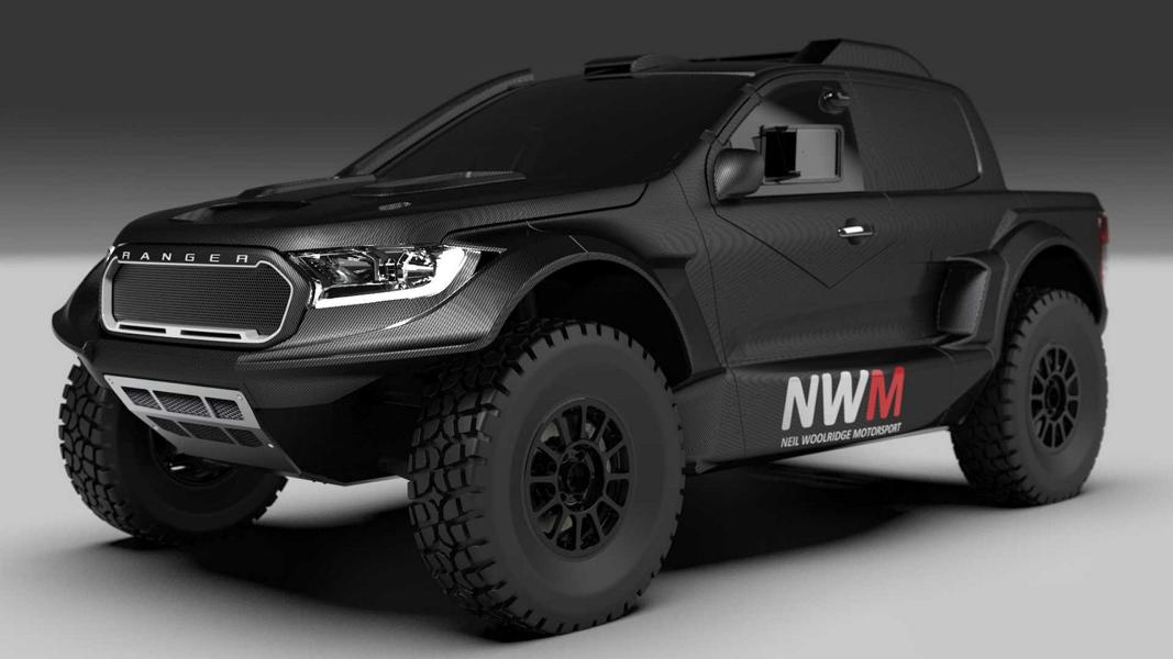 Ford Ranger carbon rally car for South Africa!
