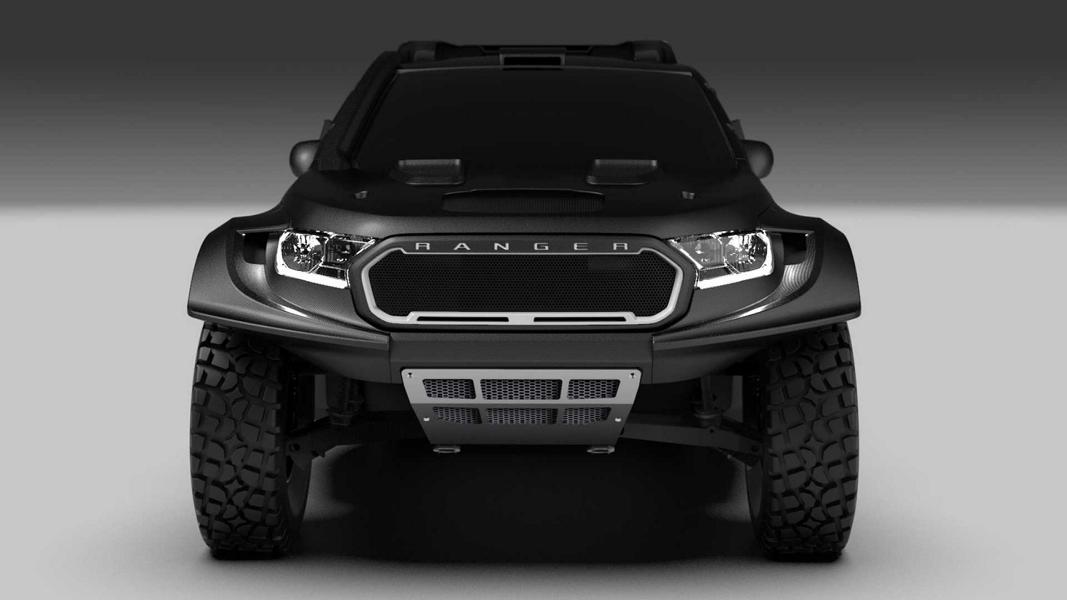 Ford Ranger carbon rallyauto voor Zuid-Afrika!