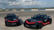 Porsche sends two 911 Turbo S as security vehicles on a trip around the world!