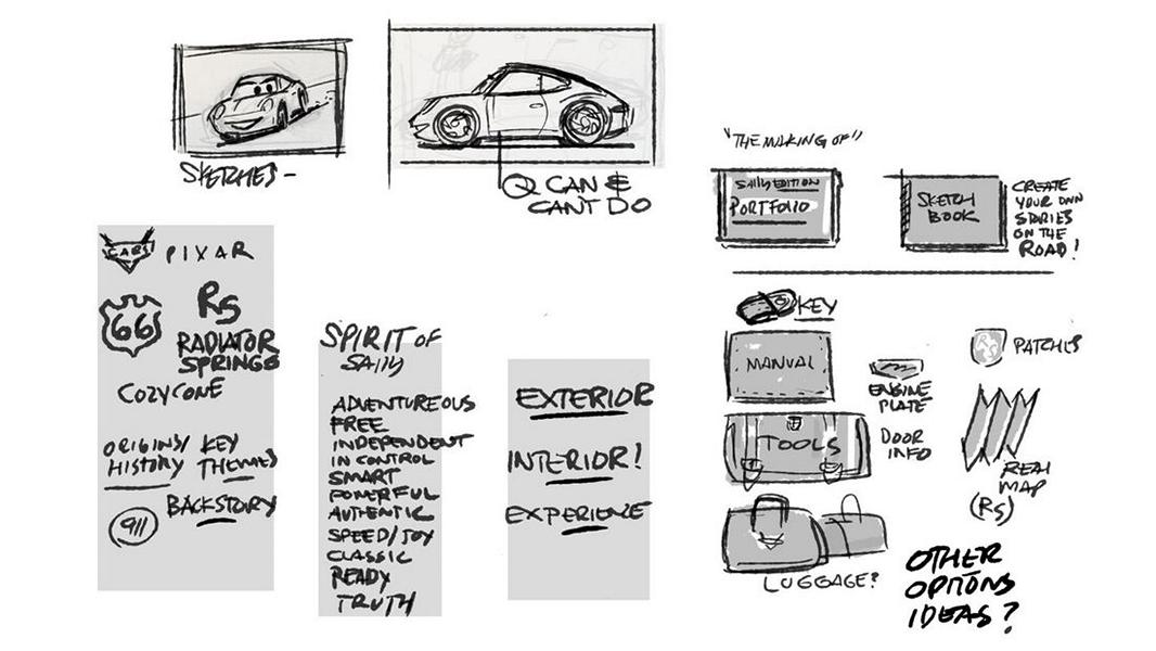 Sally Porsche Pixar Charakter Carrera Nachbau Tuning 1
