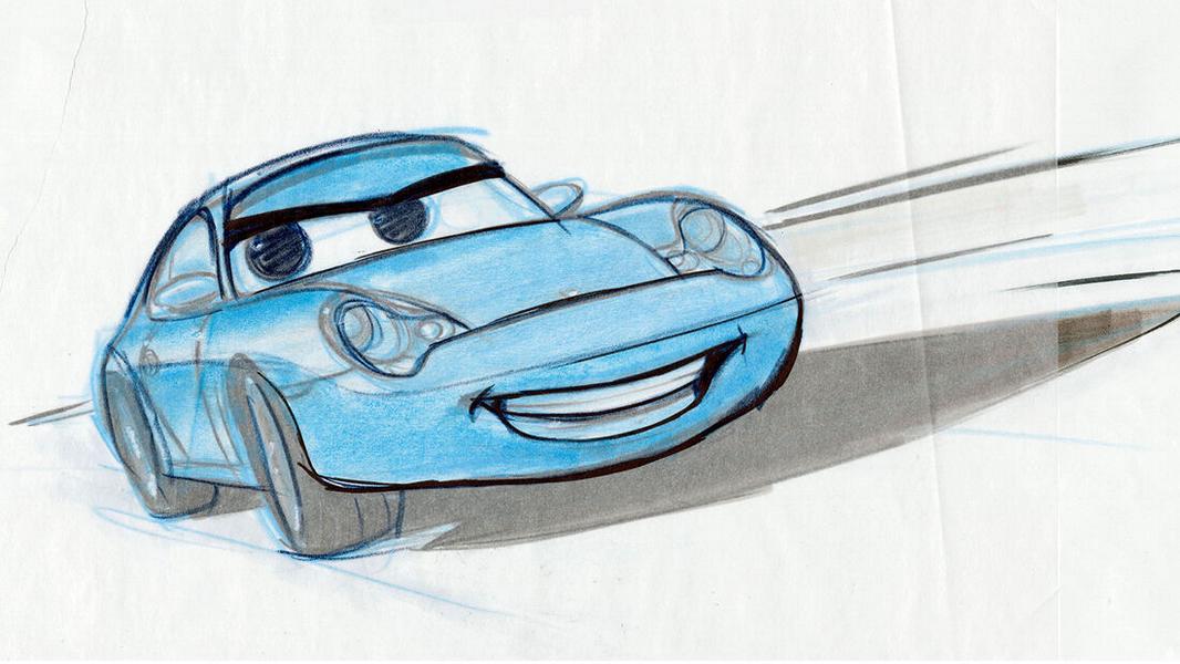 Sally Porsche Pixar Charakter Carrera Nachbau Tuning 6