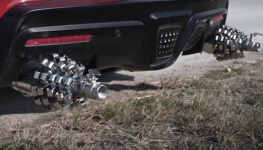 Video: Toyota Supra (A90) with 96 whistles on the exhaust!