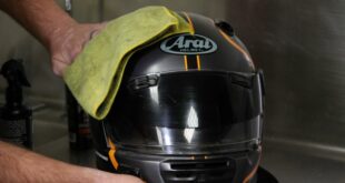 Remove scratches from motorcycles and helmets!