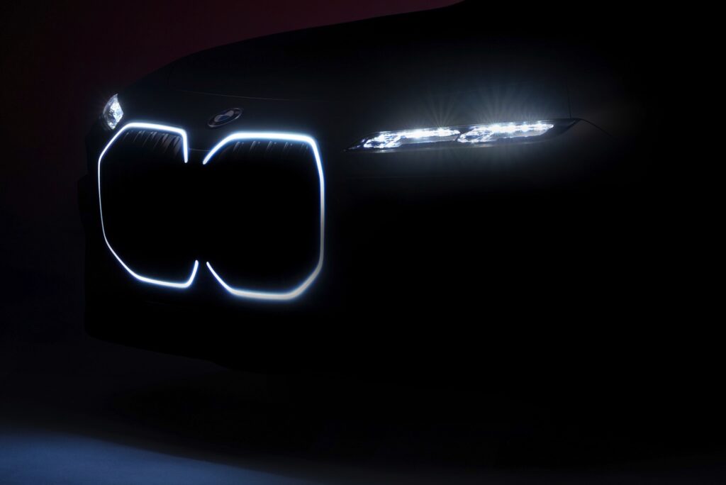 2023 BMW I7 Teaser 7er G70 Nacht Design Kontur
