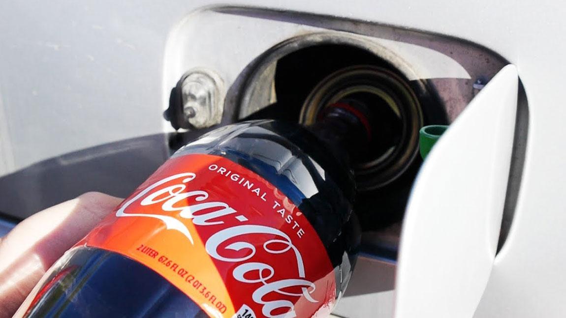 Cola Tanken Benzinfahrzeug Bmw