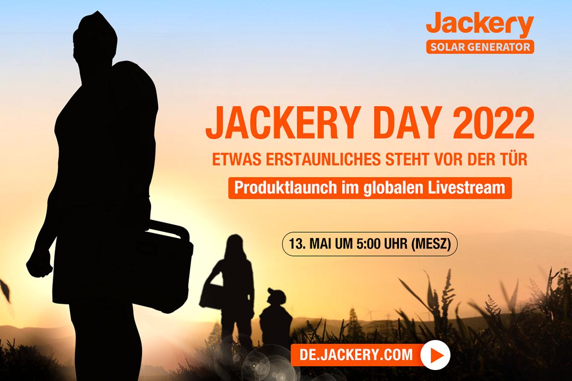 Jackery, führender Anbieter von Solargeneratoren, wird am JACKERY DAY 2022 ein neues Produkt vorstellen!