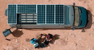 Pannello solare caravan camper fotovoltaico 310x165