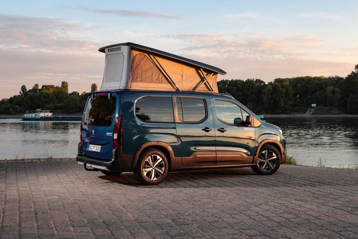 Peugeot e-Rifter VANDERER: Für Städtetrips &#038; Camping-Ausflüge