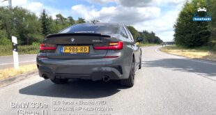 BMW 330e plug-in hybride (G20) avec chip tuning