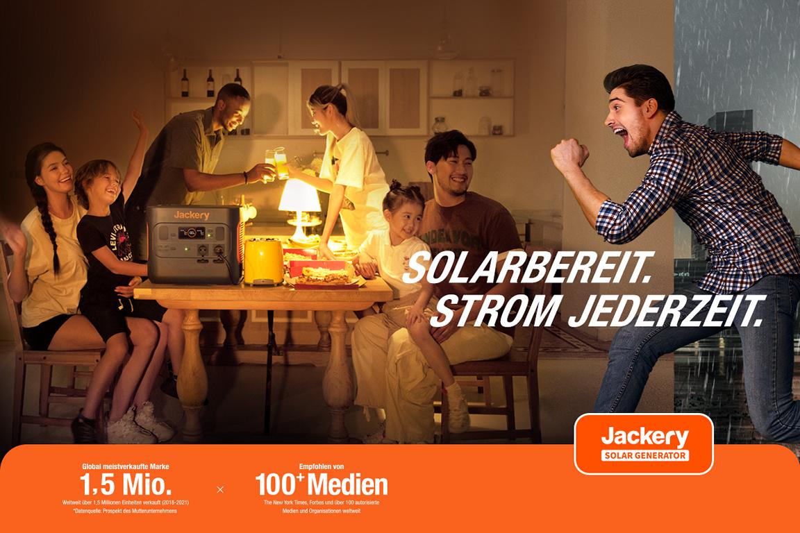 Solarbereit für die Urlaubssaison: Jackery startet die Sommerkampagne „Sommer. Solar. So geht’s!“
