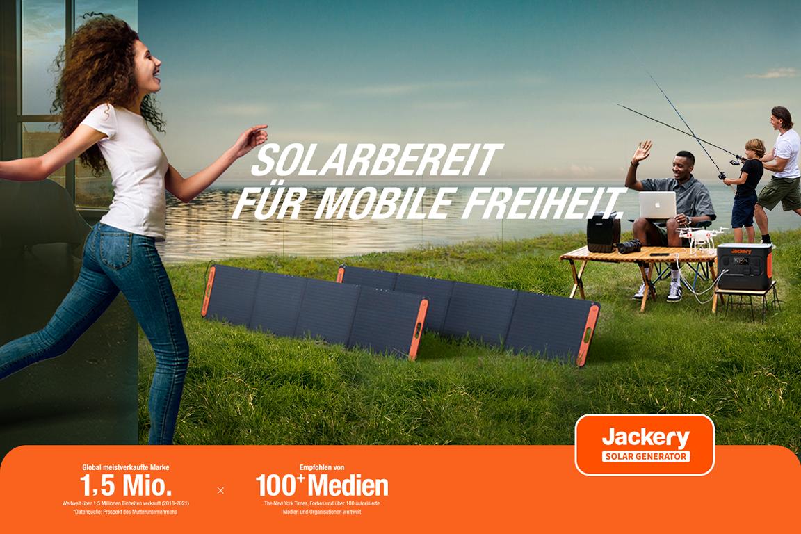 Jackery Sommerkampagne Sommer. Solar. So Gehts 3