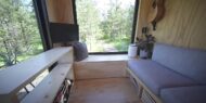 OFF GRID Tiny House P01 Living Camper 7 190x95