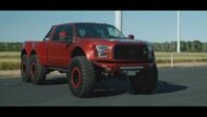 Ford F-350 as a MegaRaptor 6×6 pickup truck with 1.000 hp!