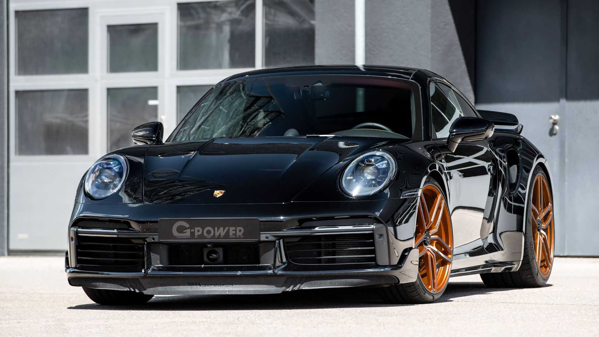 Augmentation des performances des jantes Porsche 911 Turbo S 992 G Power Tuning 1