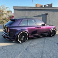 Spofec Rolls-Royce Cullinan in purple and on AG Luxury rims!