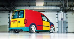 VW Caddy Harlequin paintwork 300 hp tuning 3 310x165