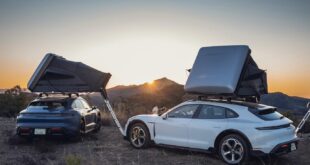 Porsche Taycan Cross Turismo Outdoor Camper roof tent 17 310x165