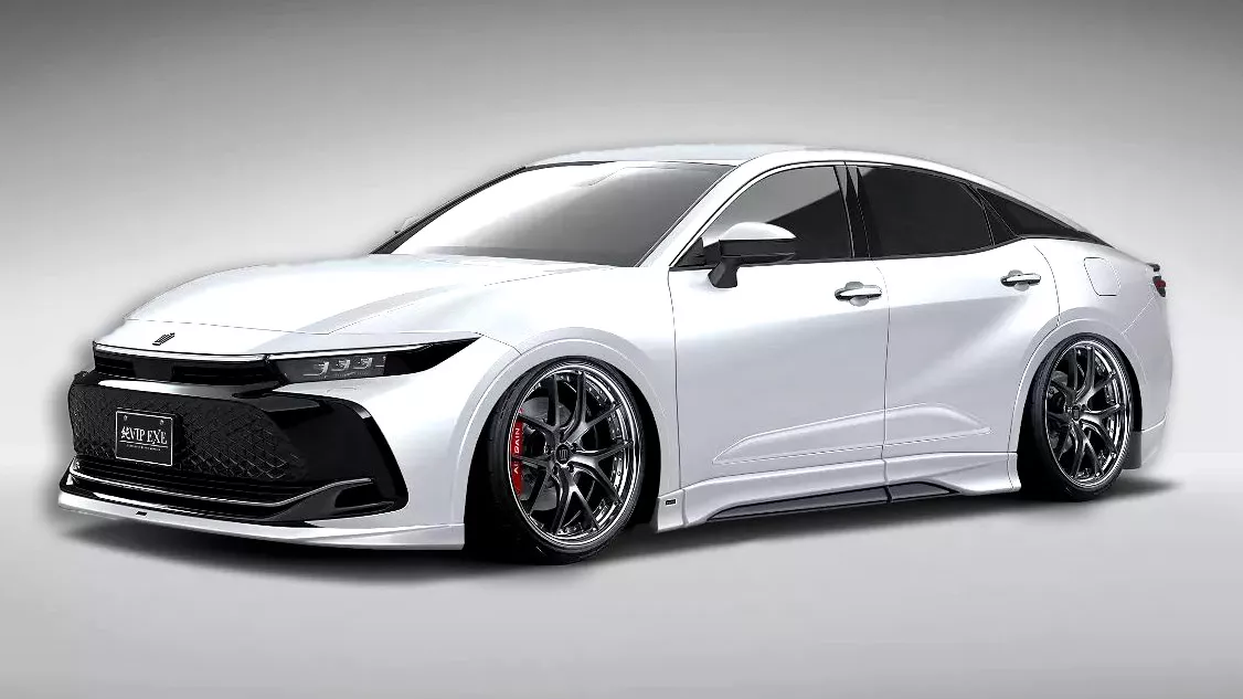¡Toyota Crown 2023 con kit de carrocería del sintonizador Aimgain!