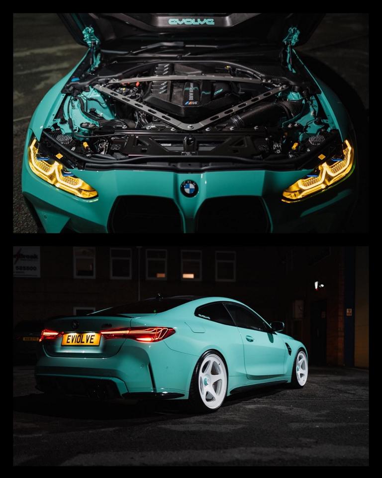 600 HP CSL Details Evolve BMW M4 G82 Mint Green 8