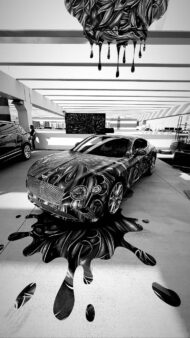 Bentley Continental GT Jungle sventa Alex Mijares MetroWrapz 1 190x338