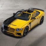 Bentley Continental GTC come Mansory Vitesse in giallo/nero!