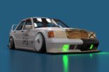 Need For Speed Unbound Mercedes Benz 190 E AAP Rocky Tuning Widebody 23 155x103
