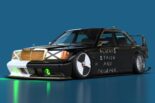 Need For Speed Unbound Mercedes Benz 190 E AAP Rocky Tuning Widebody 26 155x103