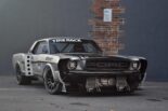 1965 widebody Mustang in race car design with Coyote V8!