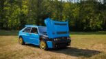 Lancia Delta Futurista Restomod Blue Gold Tuning Automobili Amos 20 155x87