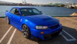 Four-door Nissan Skyline R34 with four-cylinder engine from the Silvia S14!