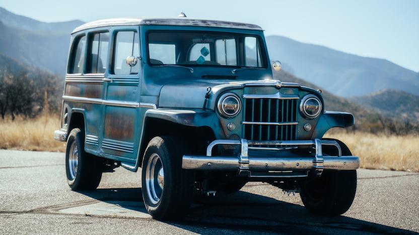 1963er Willys Jeep Station Wagon Restomod Patina AMC Motor 12