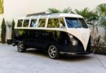 1965 VW T1 Samba Bus als restomod-project met een Porsche boxer!