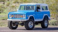 1974 Ford Bronco Restomod Grabber Blue White Tuning Crate Engine 1 190x107
