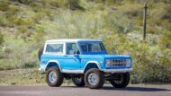 1974 Ford Bronco Restomod Grabber Blue White Tuning Crate Engine 12 190x107