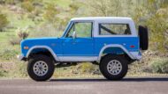 1974 Ford Bronco Restomod Grabber Blue White Tuning Crate Engine 2 190x107
