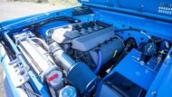 1974 Ford Bronco Restomod Grabber Blue White Tuning Crate Engine 7 190x107