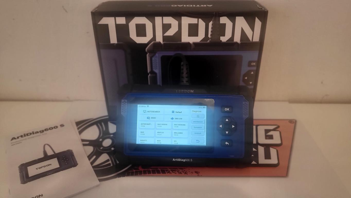 Dispositivo diagnostico TOPDON ArtiDiag600 S in prova!