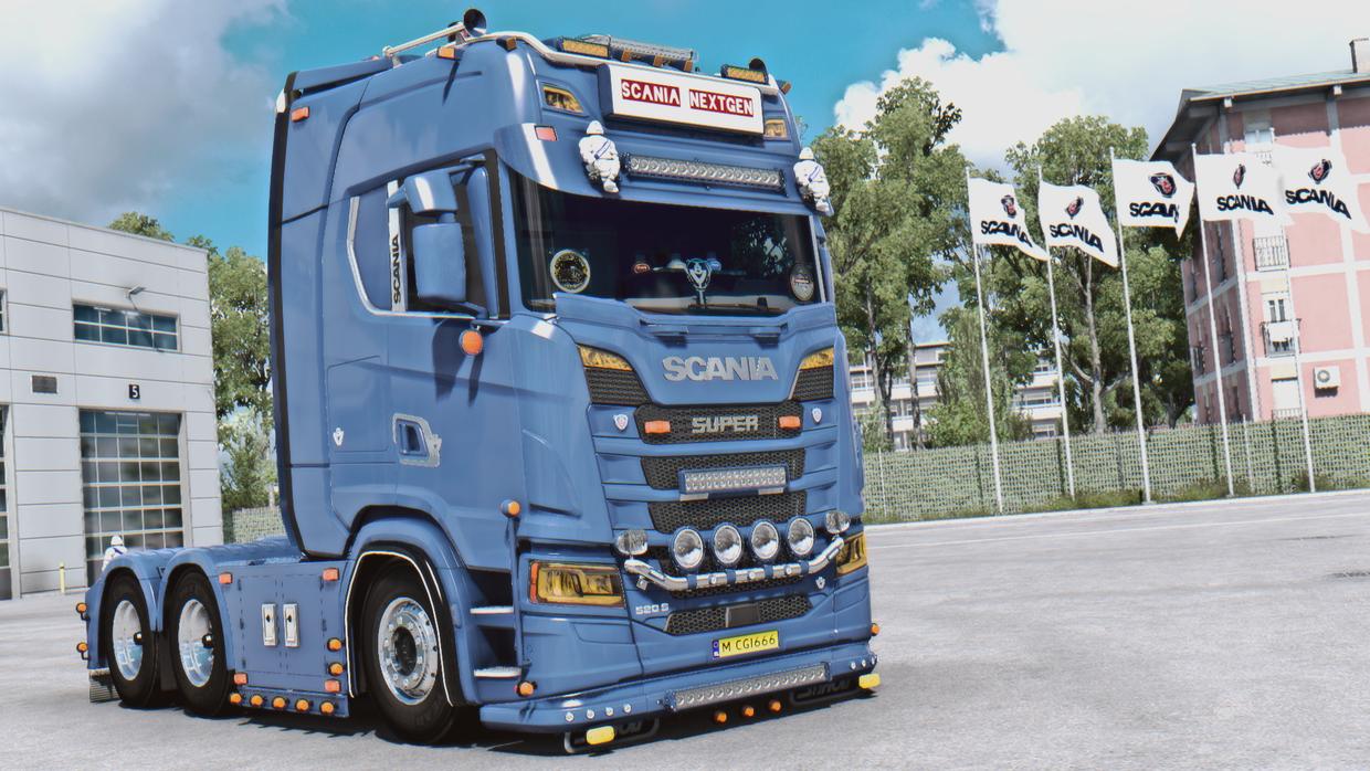 Modifiche del camion di sintonia Scania
