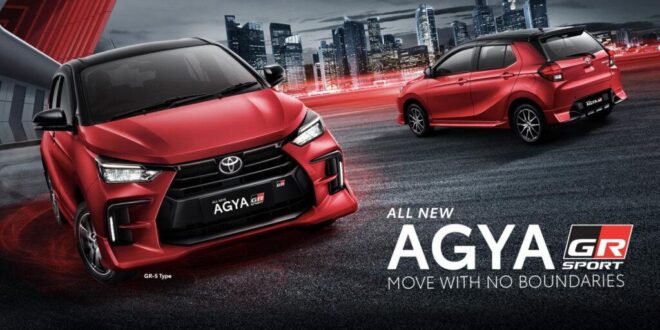 2023 Toyota Agya GR Sport mit Bodykit und Fahrwerksparts!