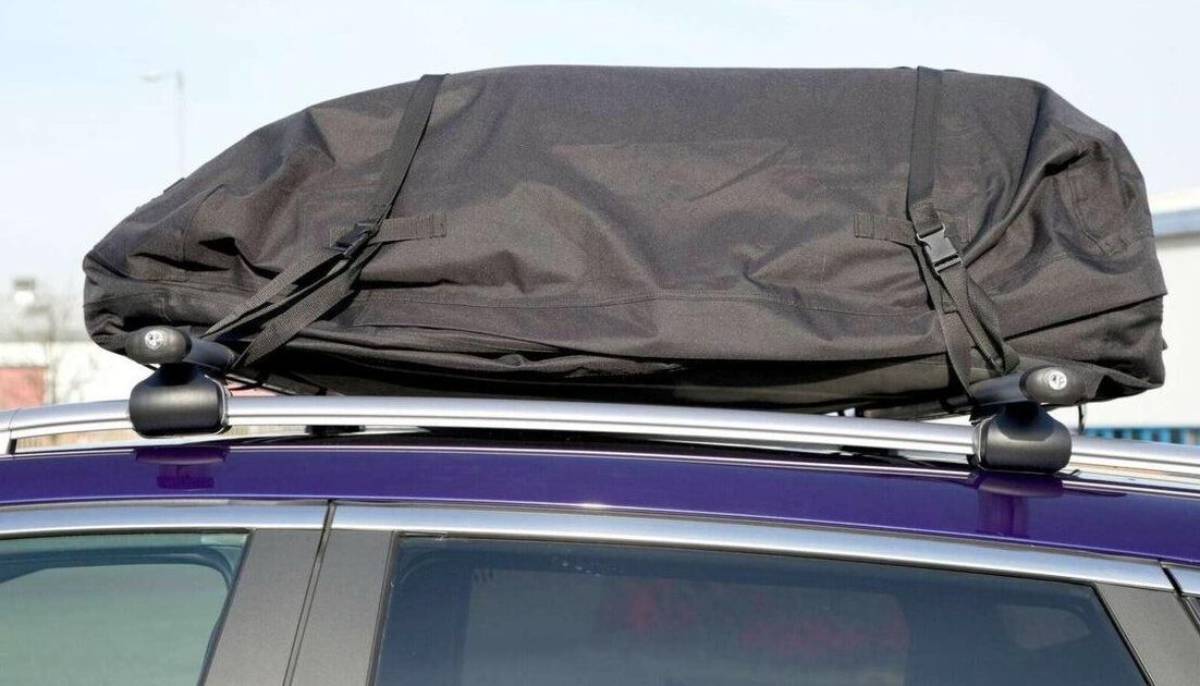 Foldable roof box roof bag luggage bag car 4 E1677750174381