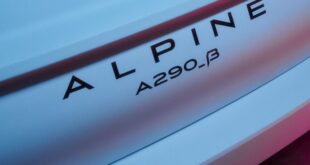 szerokokadłubowe Renault 5? Studium elektrycznego Alpine A290_β!