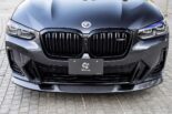 تصميم ثلاثي الأبعاد لسيارة BMW X3 M3d (G40) مع طقم الجسم والعادم الرياضي!