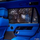 Niebieskie detale na Road Show International Range Rover!