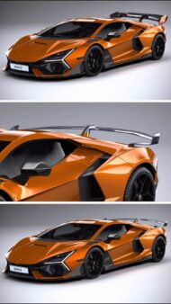 ¡Lamborghini Revuelto 2024 con kit de carrocería de carbono de DMC Tuning!