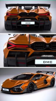 2024 Lamborghini Revuelto with carbon body kit from DMC Tuning!
